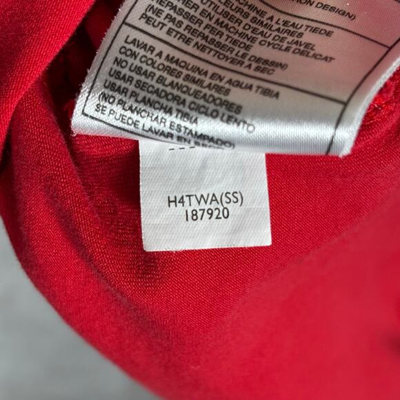 Vintage Nike Red Mock Neck Long Sleeve Shirt Men’s L - Picture 6 of 6